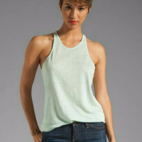 Alexander Wang Mint Green Racerback Tank Size xs - Picture 1 of 8